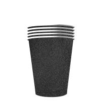 GOBELET CARTON NOIR SCINTILLANT 53CL X10