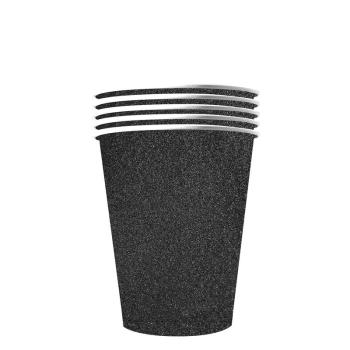 GOBELET CARTON NOIR SCINTILLANT 53CL X10