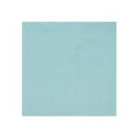 SERVIETTES COCKTAIL CRYSTAL BLEU CLAIR 21X20CM X25
