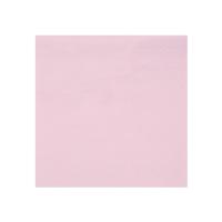 SERVIETTES COCKTAIL CRYSTAL ROSE CLAIR 21X20CM X25