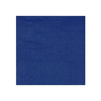 SERVIETTES COCKTAIL CRYSTAL BLEU 21X20CM X25