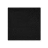 SERVIETTES COCKTAIL CRYSTAL NOIR 21X20CM X25