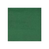 SERVIETTES COCKTAIL CRYSTAL VERT FONCE 21X20CM X25