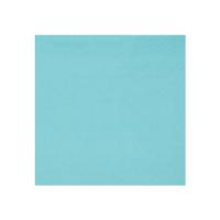 SERVIETTES COCKTAIL CRYSTAL BLEU CIEL 21X20CM X25