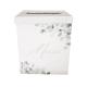 URNE MERCI JARDIN BOTANIQUE VERT SAUGE ET BLANC 21X25CM