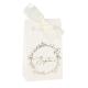 SACHETS CARTON BAPTEME CREME ET OR 7,5x12,5x4,4cm X10