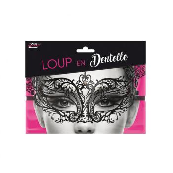 LOUP EN DENTELLE NOIRE