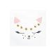 SERVIETTES DE TABLE CHATON 33X33CM  X20