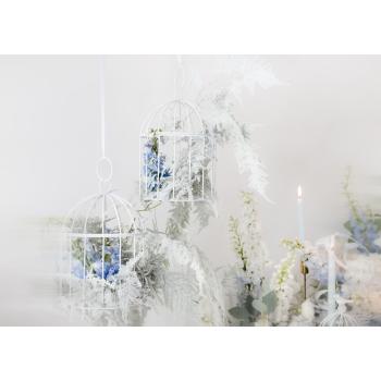 CAGE DECORATIVE BLANCHE 24CM