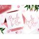 SERVIETTES BRIDE TO BE ROSE GOLD 33X33CM  X20