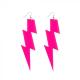 BOUCLES D'OREILLES NEON FLASH ROSE