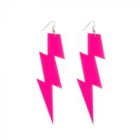 BOUCLES D'OREILLES NEON FLASH ROSE