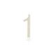 BOUGIE CHIFFRE 1 CALLIGRAPHIE PAILLETTE OR 10,5CM