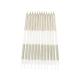 12 BOUGIES GEANTES OR ET PAILLETTES 12,5CM