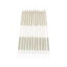 12 BOUGIES GEANTES OR ET PAILLETTES 12,5CM