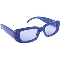 LUNETTES STAR PAILLETTE BLEU