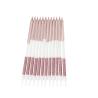 12 BOUGIES GEANTES ROSE GOLD PAILLETTES 12,5CM