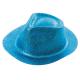 CHAPEAU BORSALINO PAILLETTE BLEU CLAIR