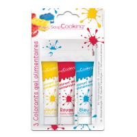 LOT COLOR GELS X3 (rouge/bleu/jaune)