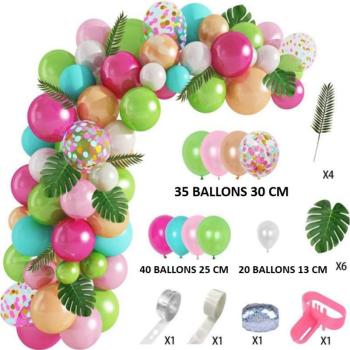 KIT EXOTIQUE 95 BALLONS + ACCESSOIRES