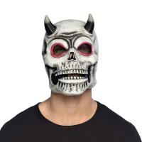 MASQUE LATEX DIABLE TETE DE MORT