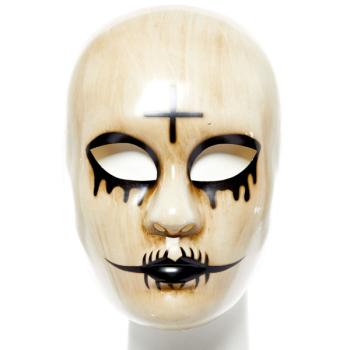 MASQUE FEMME AVEC CROIX 