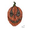 MASQUE INTEGRAL CITROUILLE EFFRAYANTE