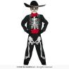 COSTUME MARIACHI SQUELETTE T.10-12 ANS