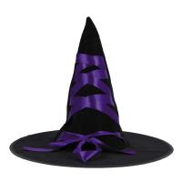 CHAPEAU SORCIERE LACET VIOLET
