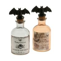 BOUTEILLE HALLOWEEN CAP CHAUVE-SOURIS ASS