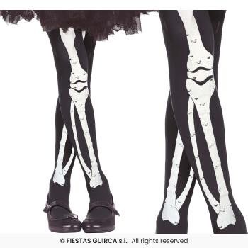 COLLANTS SQUELETTE ENFANT 7-9 ANS
