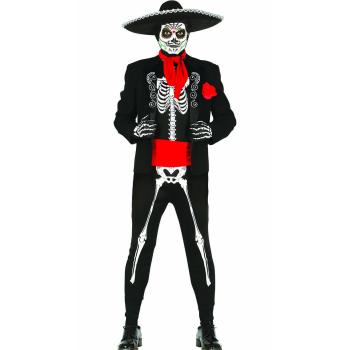 COSTUME MEXICAIN DAY OF THE DEAD T.XL