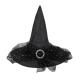 CHAPEAU SORCIERE AVEC BROCHE