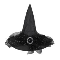 CHAPEAU SORCIERE AVEC BROCHE