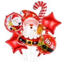 SET 6 BALLONS PERE NOEL