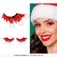 CILS ROUGES FLOCONS DE NEIGE
