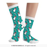 CHAUSSETTES NOEL PINGOUIN ENFANT T.22-38