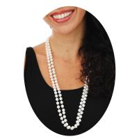 SAUTOIR PERLES BLANC NACRE 160CM