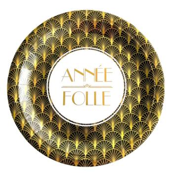 ASSIETTES GATSBY ANNEE FOLLE 23CM X8