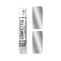 CANON A CONFETTIS ARGENT 30CM