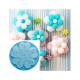 SUPPORTS BALLONS FORME FLEUR 8CM X10