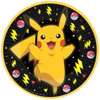 ASSIETTES CARTON POKEMON 2024 23CM X8
