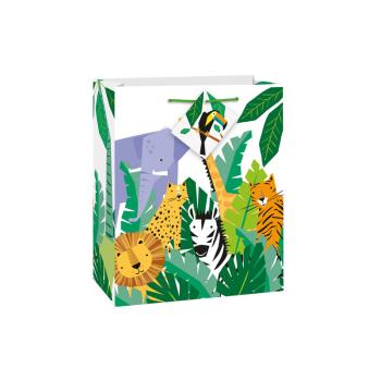 SAC CADEAUX SAFARI 23X18X10CM