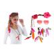 KIT HIPPIE LUXE 4 PIECES (lunettes/bandeau/boucles oreilles/collier)