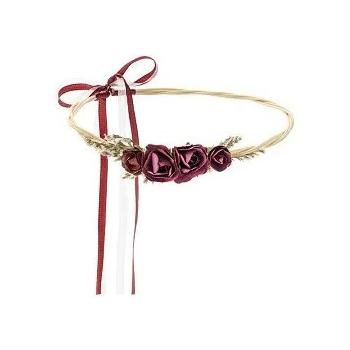 COURONNE DE FLEURS BORDEAUX