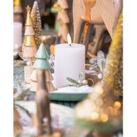 BOUGIE CIRE FLAMME LED REALISTE 7,5X9,5CM