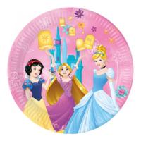 ASSIETTES PRINCESSES LIVE YOUR STORY 23CM X8