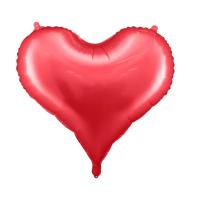 BALLON ALU COEUR ROUGE 61X53CM