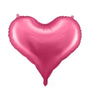 BALLON ALU COEUR ROSE 61X53CM