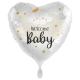 BALLON ALU COEUR WELCOME BABY 43CM
